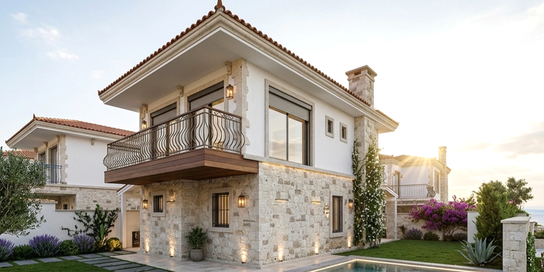 İzmir lüks villa iç mekan tasarımı ve modern dekorasyon projesi