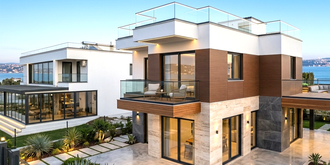 Urla lüks villa iç mekan yenileme projesi