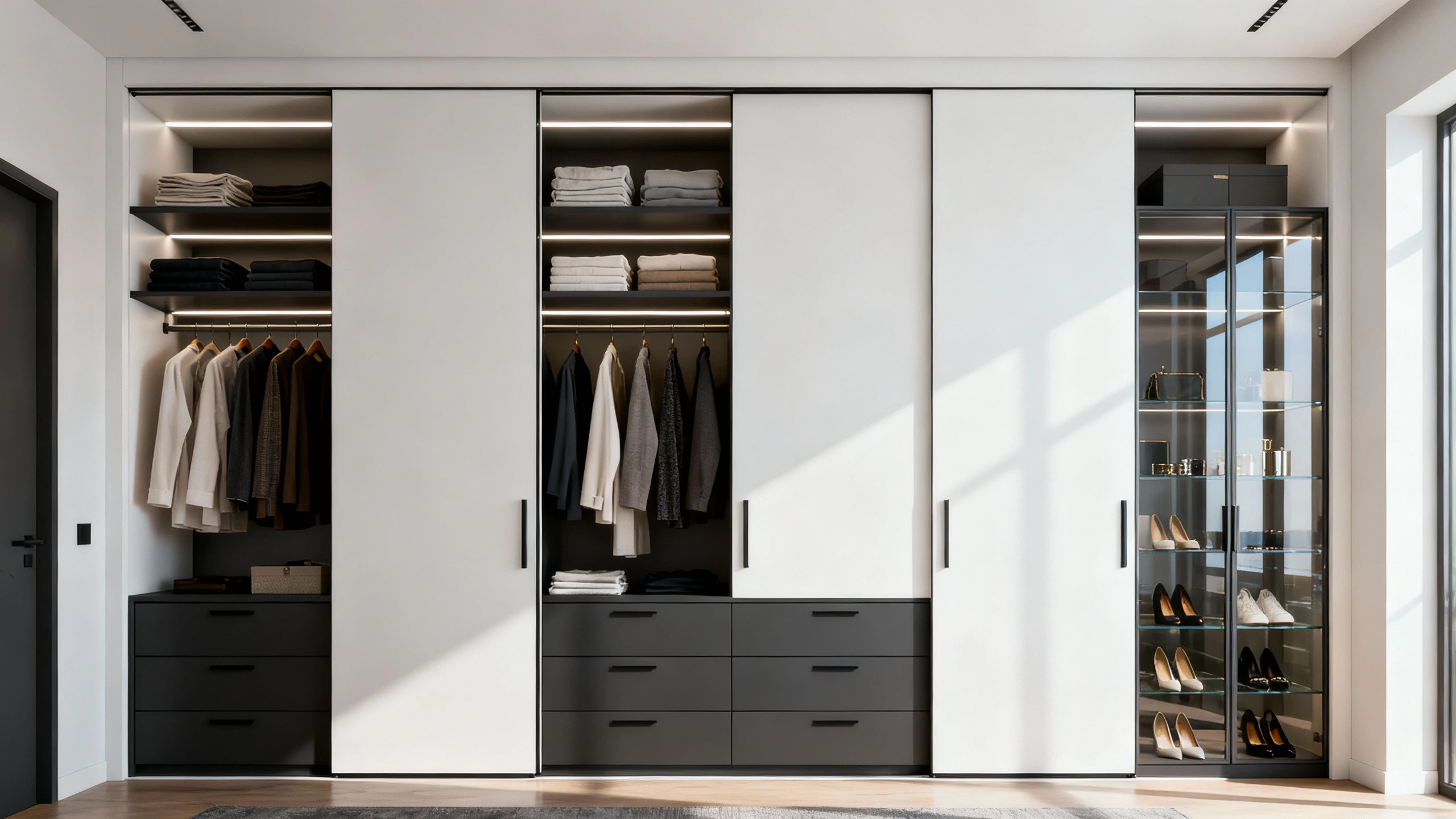 İzmir yatak odası yenileme özel ölçü gömme dolap ve gardırop - Viti Dizayn